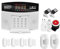 Kit Alarma Casa, Wifi GSM Sistema de alarma Tuya Smart Home Security Alarma 4 Control de la aplicación de host inalámbrica(F)