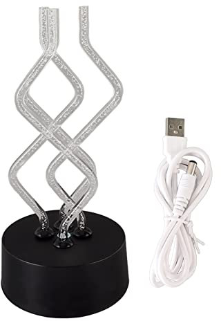 Marhynchus Bubble Color Change LED Tischlampe Dekorative Beleuchtung mit USB -Netzteil und Fernbedienung für Home Office und Party -Einstellungen