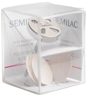 Semilac Pododisc Milling Cutter Attachment Size M - Stainless Steel Attachment for Dry Pedicure, 20 mm, Easy & Sterilisable