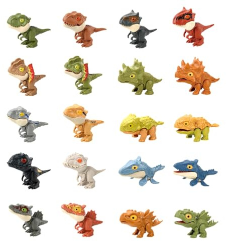 Ujjdwiurgh Finger Dinosaur Tricky Tyrannosaurus Model Biting Hand Jurassic Dino Toy for Children Animal Movable Joints Gift
