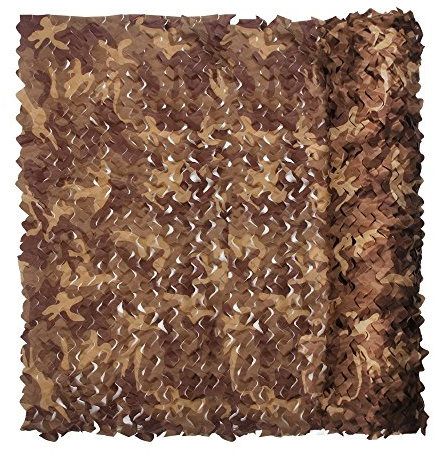 Tarnnetz Braun 2x3 für Jagd Wildtier Fotografie Sonnenschutz Camping Camouflage Deko