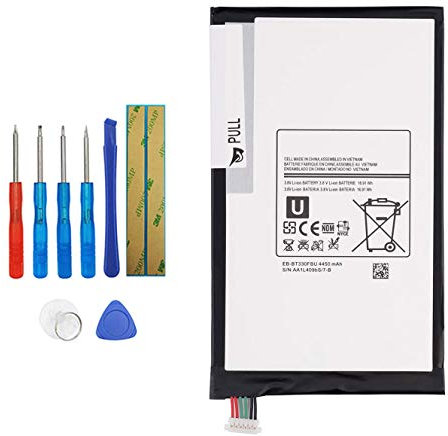Vvsialeek EB-BT330FBE EB-BT330FBU - Batteria di ricambio compatibile con Samsung Galaxy Tab 4 8.0, SM-T330NU, SM-T337A,SM-T337T, SM-T331, SM-T337V con toolkit