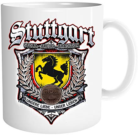 Uglyshirt89 Für Immer Stuttgart Tasse | Kaffeetasse Teetasse Geschenk Sport Fussball Stadt Fan