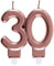 Bougie des Âges 30 ans, Rose Gold