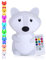 Kadoing® Fuchs Nachtlicht (Groß) - wiederaufladbare Nachtlampe mit Tippfunktion und Fernbedienung - Nachttischlampe für Kinder - Babylampe und Kinderlampe - Babyzimmer - Kinderzimmer - Kinderspielzeug