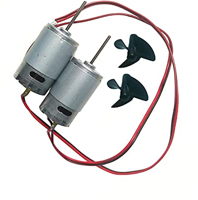 YLLLLY 500m DESTANCERCING Fischer Bait Boat FX88 Ersatzteile 7.4V 12000mAh Batterie/Abdeckung/Ladegerät/Empfänger/Fernbedienung/Motor GPS-Boot, Zubehör für Futterboote. (Color : New Motor)