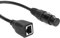 5 Pin XLR auf RJ45 Adapterkabel, XLR 5-Pin Buchse auf RJ45 Buchse Adapterkonverter, 30cm/0.98ft, Sauerstofffreies Kupfer