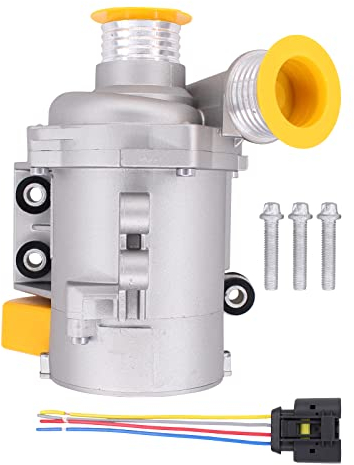 Doo Engy Bomba de agua eléctrica para refrigerante de 12 V con tornillos para Serie 1 E81, E87, Serie 3, E90, E93, E92, E91, Serie 5 E60, E61, Serie 63, E64, Serie 7, E65, E66, E67, X3, Z4 E85. E89.
