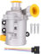 Doo Engy Bomba de agua eléctrica para refrigerante de 12 V con tornillos para Serie 1 E81, E87, Serie 3, E90, E93, E92, E91, Serie 5 E60, E61, Serie 63, E64, Serie 7, E65, E66, E67, X3, Z4 E85. E89.