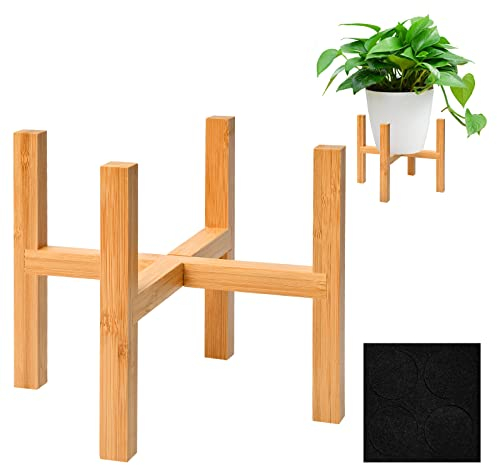Vesaneae Portavasi Piante,Stand di Piante in Legno,Supporto per Piante da Interni,Supporto per Vaso di Fiori per Piante,Esposizione in Vaso in Legno, per Decorare Il Soggiorno del Balcone del Giardino