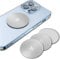 YOSH Metal Plates Replacement Mount Metal Plate Kits with Adhesive for Magnetic Car Phone Holder, Compatible with Magnetic Holder and All Phones, Pack of 4, Round, Silver