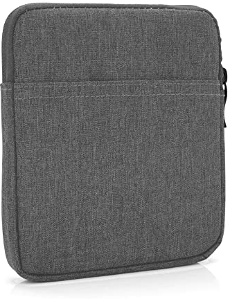 MyGadget Borsa Nylon 7 Pollici - Case Protettiva Universale per Tablet iPad | Samsung | Kindle Oasis 9a & 10a Generazione - Grigio Scuro