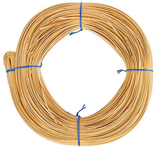 3.5 mm Common Chair Cane | 1 Pound Coil | Rattan Peel Cane for Hole-to-Hole Caning | Chair Seat Weaving and Wicker Furniture Making Supplies | UA-350-RC