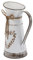 Artibetter Shabby Lait Peut Vase Vintage Métal Fleur Vase Rustique Galvanisé Vase Ferme Décor Cruche Planteur Plante Étain Vase pour Centres De Table Chambre Cuisine Décor