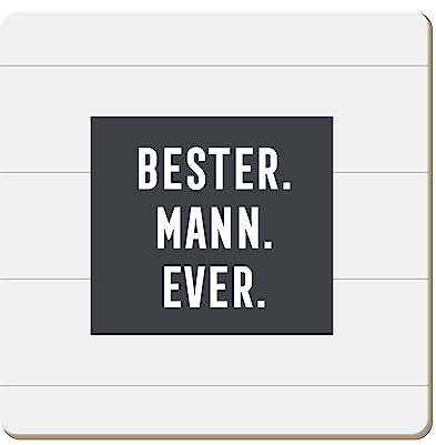 Grafik Werkstatt lustiger Untersetzer aus Kork | Bester. Mann. Ever.