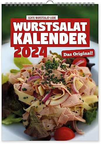 Der Original Wurstsalat-Kalender 2026 (DIN A4-Format, 21 x 29,7 cm)