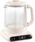 Glass Electric Kettle 1.5L Electric Kettle Temperature Control Kettle Multi-Function Health Pot Teapot Flower Teapot Automatic Multi-Function Thickened Household Glass Pot Mute Boiling Water A,1.5L