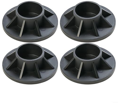 Lot de 4 capuchons de pied de piscine 10576 avec cadre en plastique pour piscines Intex à cadre métallique de 5,5 à 7,3 m pour 28279,28270,28271,28253EH petites pièces de piscine à cadre rectangulaire