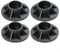 Lot de 4 capuchons de pied de piscine 10576 avec cadre en plastique pour piscines Intex à cadre métallique de 5,5 à 7,3 m pour 28279,28270,28271,28253EH petites pièces de piscine à cadre rectangulaire