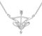 Vadmans Halskette mit Pfeil und Bogen für Damen Sterling Silber Pfeil Charm Halskette Bogenschießen Schmuck Geschenke zum Geburtstag für Männer Mutter Ehefrau (Pfeil Bogen Halskette)