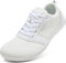 LENUVER Barfußschuhe Damen Sommer Barfussschuhe Herren Traillaufschuhe Atmungsaktiv Straßenlaufschuhe Leichte Fitnessschuhe Schnell Trocknend Sneaker (Weiß, 38EU)