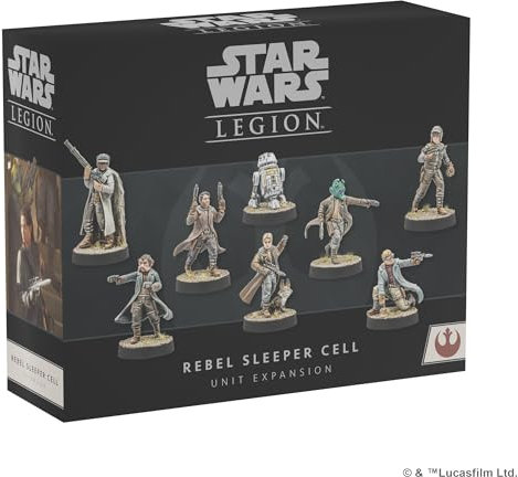 Star Wars : Legion Rebel Sleeper Cell Unit Extension - Strike from The Shadows! Jeu de stratégie de table Miniatures à partir de 14 ans, 2 joueurs, 3 heures de lecture, fabriqué par Atomic Mass Games
