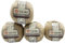 4 x 100 Gramm Summer Strickgarn, 4 x 100 Gramm 70% merzerisierter Baumwolle und 30% Viskose, einfarbig (beige 42)
