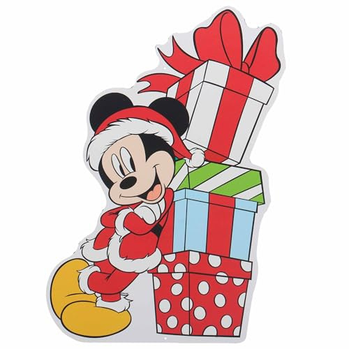 Disney Santa Mickey Mouse and Gifts Metallschild