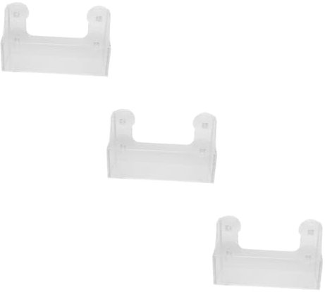 Cabilock 3 Piezas Portavasos para Bebidas Apilador De Botellas Frigorífico Estante De Almacenamiento De Bebidas Botellero Nevera Estante para Latas De Cerveza Especiero Transparent Acrílico