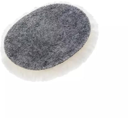 ChimpTools - Koch Chemie Natur Lammfell Polier Pad Schleifpad für stark verwitterte Lacke - sehr abrasives Polierpad für Poliermaschinen Ø80mm