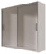 Mirjan24 Kleiderschrank London I, Moderner Schiebetürenschrank, Schlafzimmerschrank 180x215x58cm, Garderobe, Schlafzimmer (Cashmere)