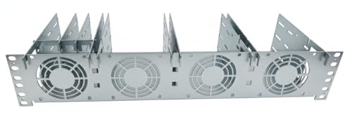 Rack 19 pouces HDD Holder RAW 2U taille, jusqu'à 9 x 3,5' HDD et 4 x 2,5' SSD, Fabriqué en acier 1,5 mm galvanized