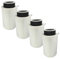 vhbw 4x filtro aria compatibile con Xiaomi Mi Air Purifier 3H purificatore d'aria - filtro combinato prefiltro + HEPA + carbone attivo