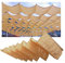 CVERTHAF Voile d'ombrage ondulée, Voile d'ombrage rétractable à Corde coulissante, Protection Solaire Anti-UV, pergola rétractable avec kit de Rail Coulissant (l 1,2 x L 4 m/l 3,93 x L 13,12 pi)