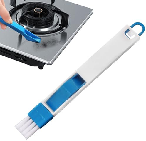 Tuxuseo Windowsill Cleaner - Multifunctional Cleaner, Window Rail Brush with Removable Dustpan for Kitchen, Bathroom, Sink, Household