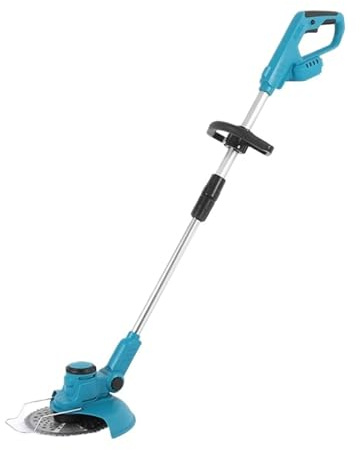 SMTYXS 8 Zoll Akku-Rasenmäher Mit Bürstenlosem Motor, Rasentrimmer, Einstellbarer Längenwinkel, Teleskop-Rad for Beschneiden Von Gartengeräten(Without Battery Set)