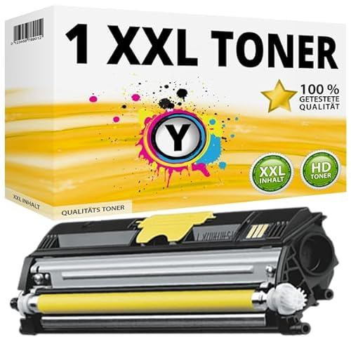 Inkadoo 1x XL Toner GELB für KONICA MINOLTA MAGICOLOR 1600W 1650EN 1680MF 1690MF CHIP