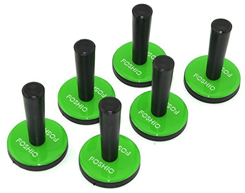 FOSHIO 6 Stück Magnete mit Kunststoffgriff, Montagemagnet mit Kunststoffgriff, Haftmagnet für Vinyl, Car Wrapping, Folie, Auto Folie DIY, Auto Folie Wrap
