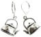 Teapot Earrings Silver Plated