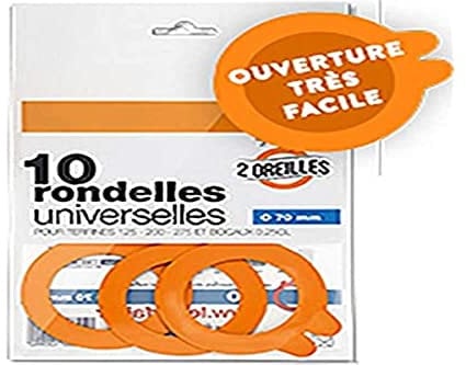 LE PARFAIT Rondelle Universelle 2 Oreilles Ø70 Sachet 10