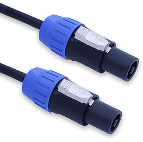 keepdrum SC004 Lautsprecher-Kabel Speakon Boxenkabel 10m