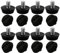 sourcing map 16 Pcs Pieds de Nivellement Meuble Réglable M6 x 10 x 20mm Pied de Meuble pour Meubles, Protection de Sol pour Pieds de Chaise et de Canapé