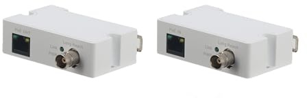 Loryta LR1002-1ET+LR1002-1EC EOC Converter IP Over Coax max 3000ft POE Power and Data Transmission Over Regular RG59 coaxial Cable