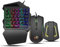 Topiky Einhand-RGB-Gaming-Tastatur und -Maus-Kombination mit Konverter, 3200 DPI-Maus, 35-Tasten-Gaming-Tastaturadapter-Basissatz Set für/X-One/für PS3 / X-360 / für Switch
