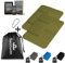 2er Set Outdoor Sitzmatte/Faltbares Iso-Thermo-Sitzkissen mit Tragetasche und Karabinerhacken für ideale Befestigung am Rucksack maximaler Schutz vor Kälte Nässe & Schmutz + Outdoor E-Book