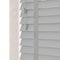 funky gadgets smooth Faux Wood wooden Venetian Blinds ONE With STRINGS and THE OTHER with TAPE 50mm Slats TRIMMABLE (Grey With Tape, 75cm width x 150cm drop)