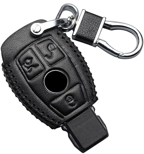 Leder Autoschlüssel Abdeckung für Mercedes Benz A B C E G K R S Klasse AMG CLA GLA VITO GLE ML GLK CLK Schlüsselanhänger Zubehör Schlüsselhülle Fernbedienung Schlüsselgehäuse