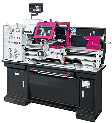 SOGI M4-910D Tornio parallelo 300 x 910 mm per metalli - scatola Semi-Norton - visualizzatore di quote - torretta registrabile