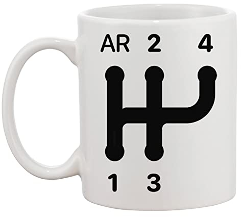 2cv Gear Shift Pattern Weiße Tasse Kaffee Tee Männer Frauen Keramik Coffee Tea Mug Cup