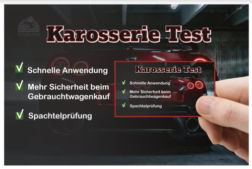 Major Fish Magnetkarte Gebrauchtwagen Test Karosserie Check auf gespachtelte Stellen Testkarte